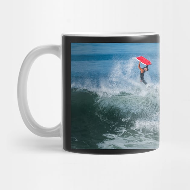 Bodyboarder in action by homydesign